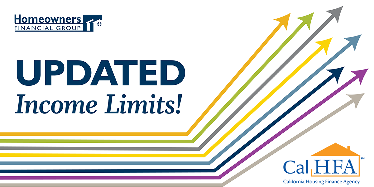 limits have increased for CalHFA Down Payment Assistance